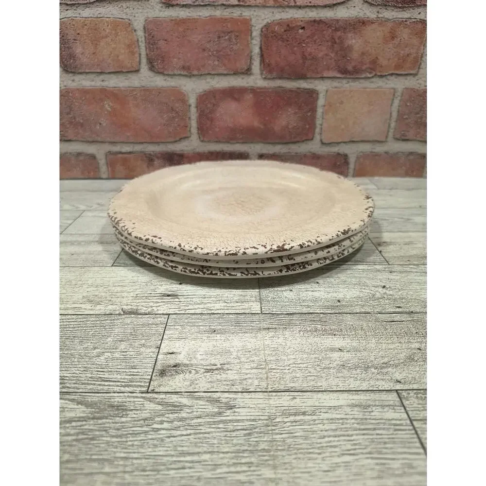 3 Piece PIER 1 Carmelo Melamine Plates 8.9